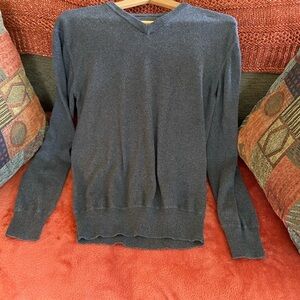 Life after denim cashmere blend sweater ￼